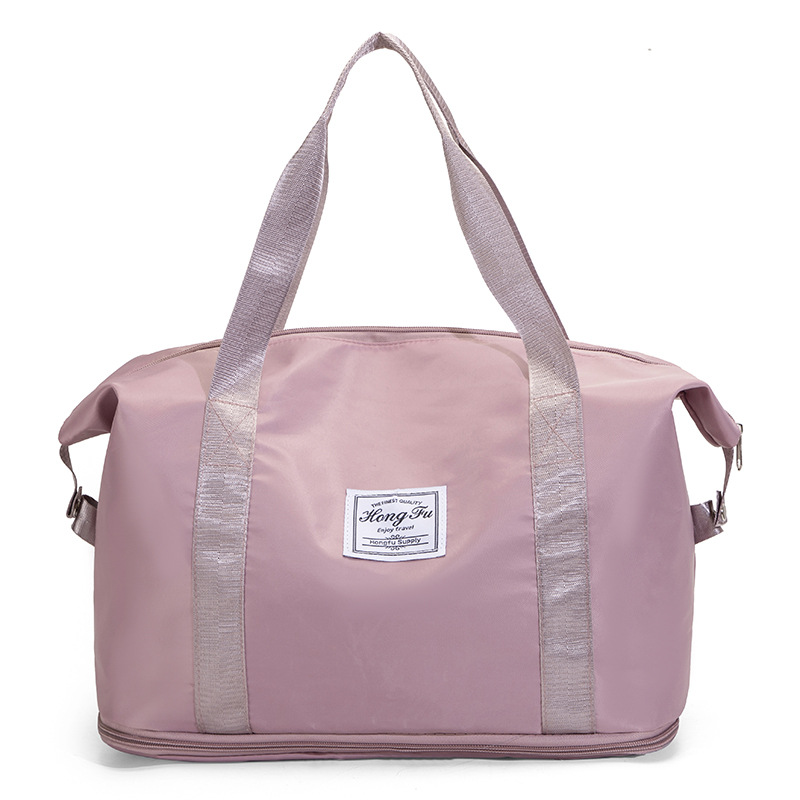 Nueva bolsa de almacenamiento impermeable transfronteriza mayorista Oxford expansión de gran capacidad portátil simple bolso de hombro deportivo