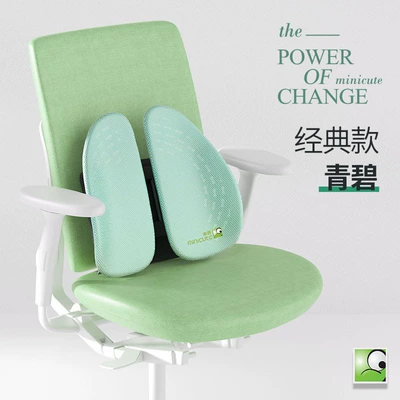 Back Cushion Office Chair – Waist support - classic-edition-green-bi