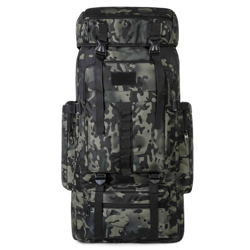 Al aire libre de gran capacidad Oxford desgaste bolsa de montaña trekking expandible mochila de picnic camping mochila