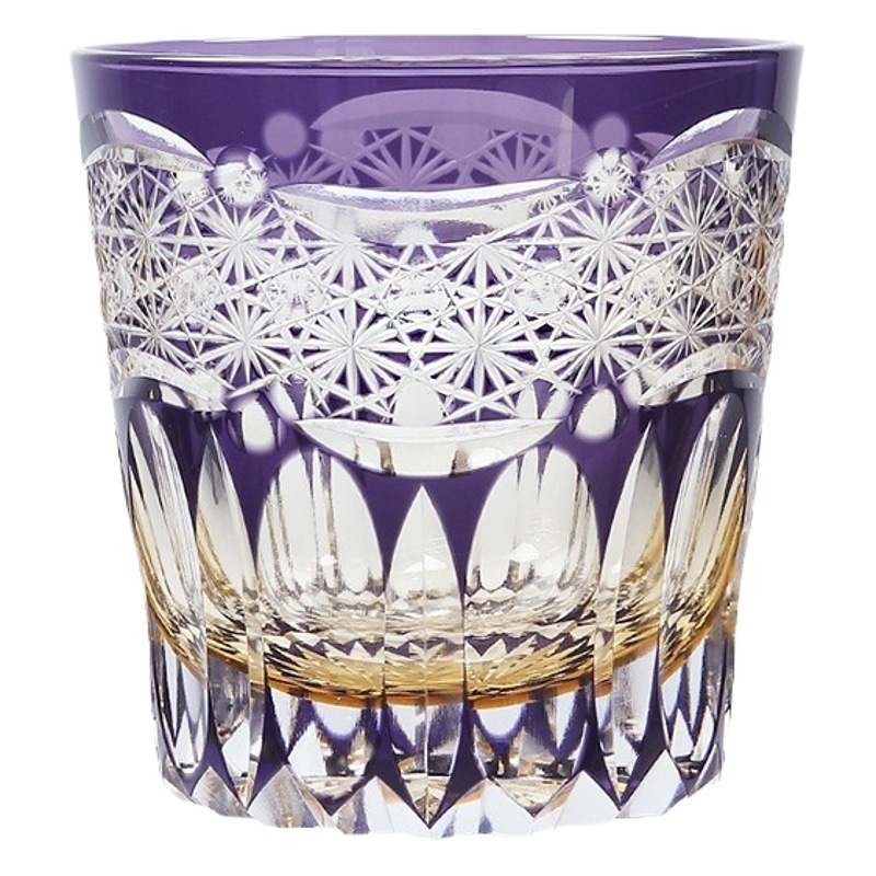 Taza de cristal Edo Chezi Taza de vino de whisky tallada a mano Taza de vino de gama alta Taza de vidrio de cerveza Taza de agua Caja de regalo