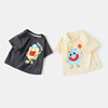 Children's short sleeve T-shirt for boys, summer clothing, summer long-sleeve