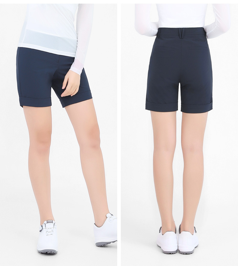 Quần short golf nữ co giãn nhanh khô PGM — KUZ101 màu xanh nhạt, KUZ101 màu xanh hải quân, KUZ101 màu trắng, KUZ101 màu xanh nước hồ chi tiết 12