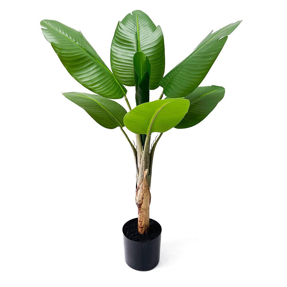 árbol de plátano verde simulado árbol de plátano