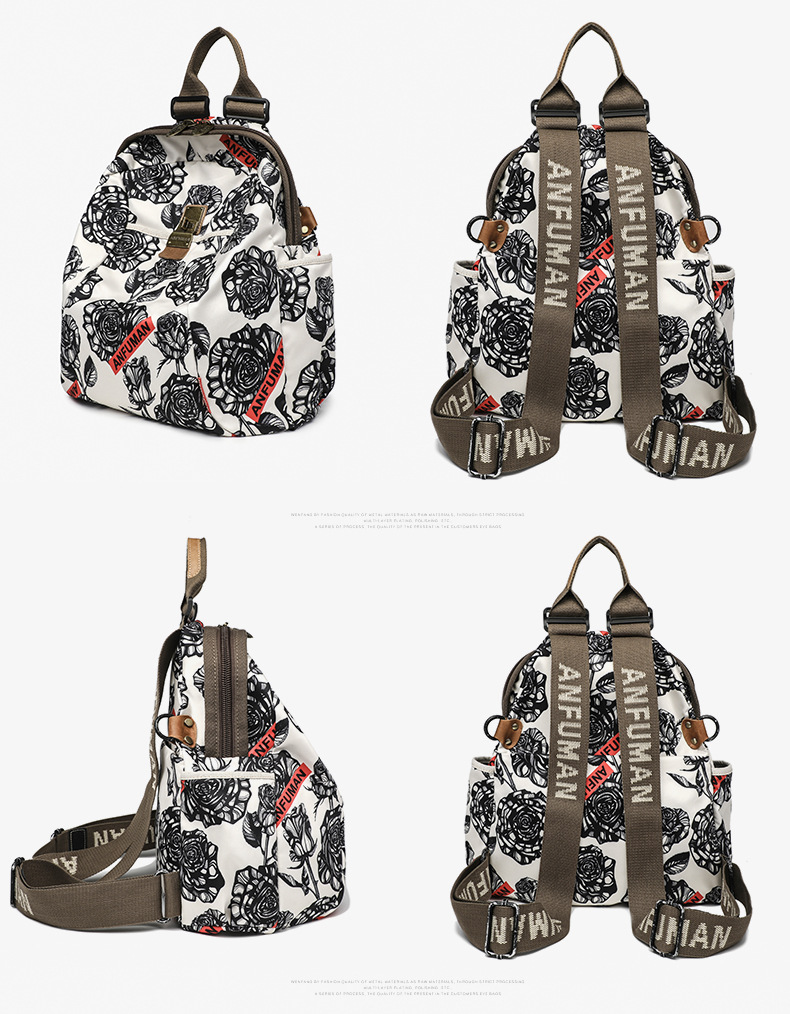Sac à dos Style ethnique pour femmes, sac à dos mode polyvalent grande capacité tourisme loisirs_voghion.com