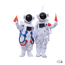 太空服兒童演出網紅宇航外星人機器服太空服卡通人偶航空頭套充氣