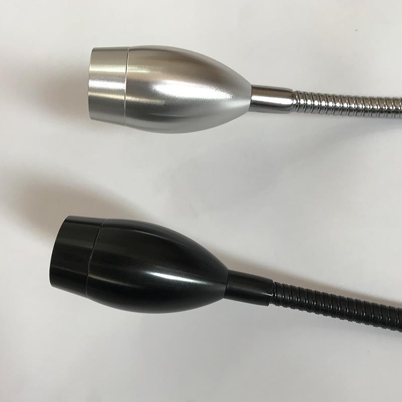 Vitrina de tienda, lámpara de noche, lámpara LED de lectura de pared con interruptor, lámpara de lectura, foco de manguera montado en superficie regulable