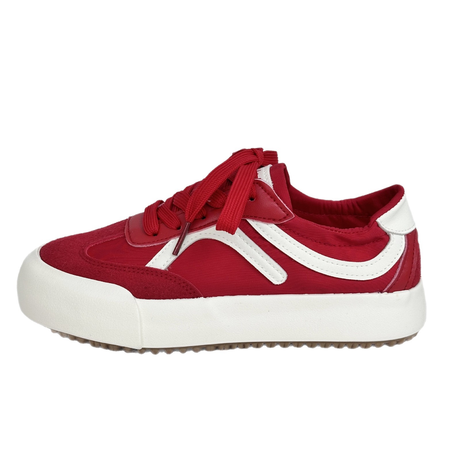 6659 zapatos de suela gruesa para mujeres 2025 nuevo diseño de nicho retro chic cabeza redonda versátil original zapatos de entrenamiento