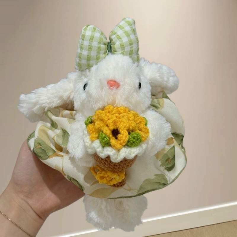かわいい垂れウサギのぬいぐるみぬいぐるみウサギのキーホルダー|undefined