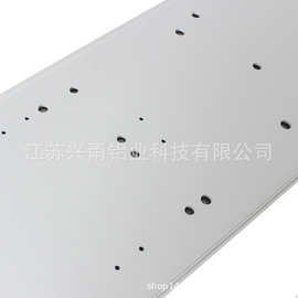挤出非标铝材边框加工定制国标铝合金型材工业6063-T5银白氧化铝
