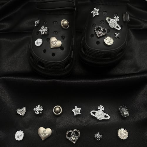 Loss of Saturn Cave Shoes Accessories Removable Shoe Accessories Cross Slippers Decorative Shoe Clips High-end DIY Shoe Flowers