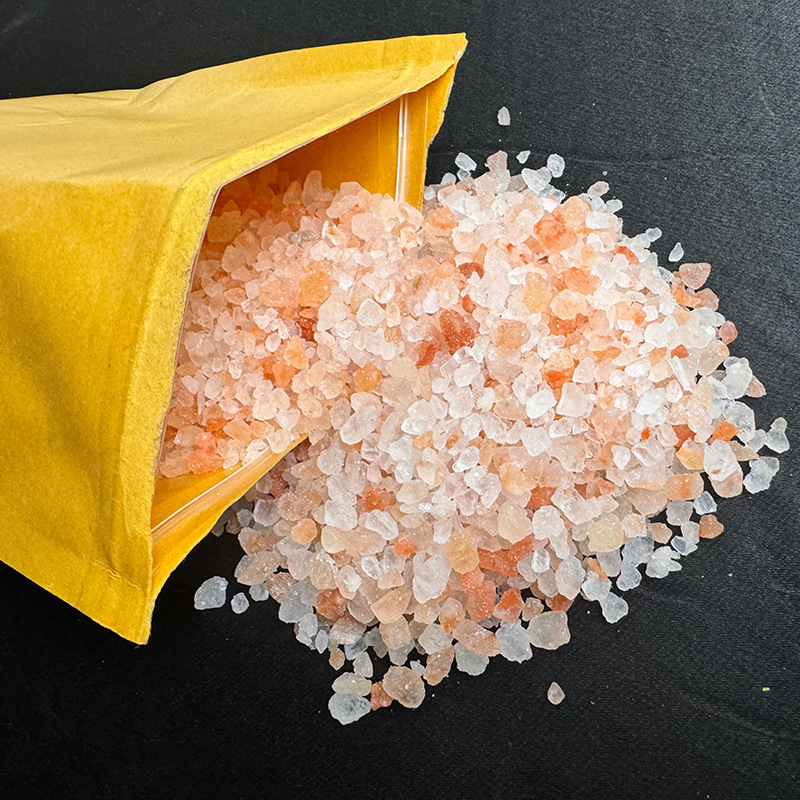 盐 500克装喜马拉雅玫瑰粉盐岩盐粉红盐厂家批发泡脚天然矿物代发