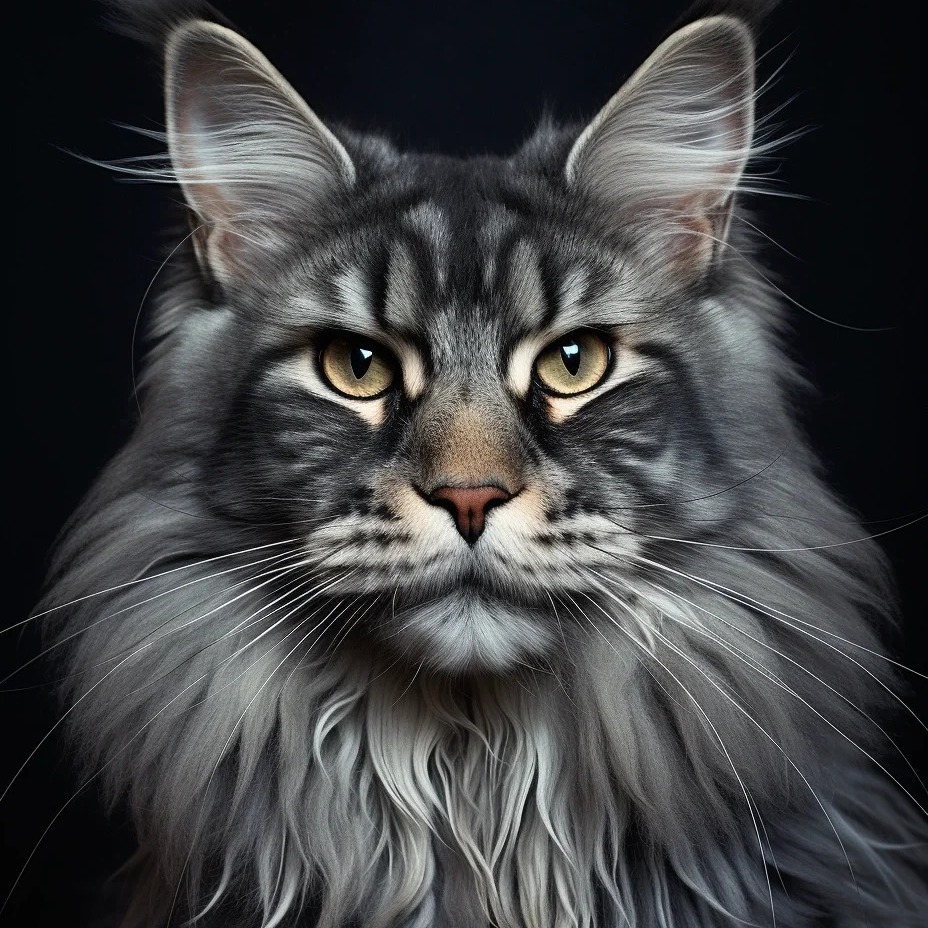 纯种大型缅因猫活体幼猫俄国血统缅因猫咪活体棕虎烟熏缅因猫咪