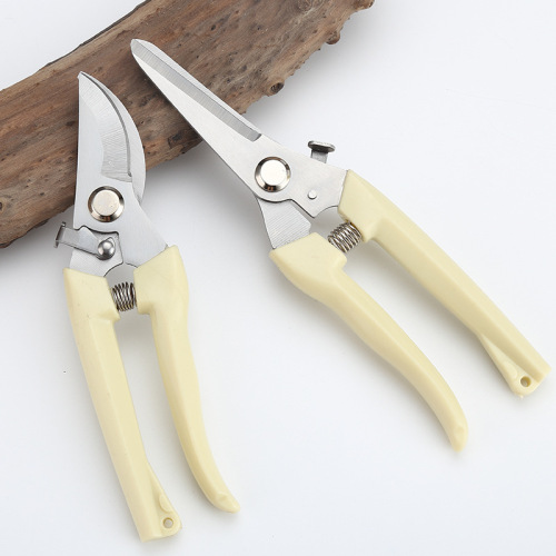 Stainless steel branch pruning shears, fruit picking, flower and tree branch trimming garden tools, orchard fruit tree flower branch grafting gardening scissors