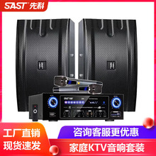 SAST/先科家庭K歌卡包音响套装舞台KTV家用唱歌卡拉OK大功率音箱