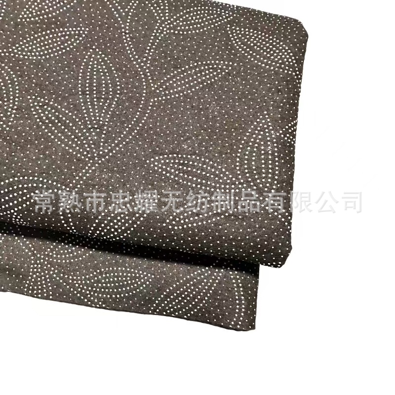 厂家现货点塑毛毡布PVC滴塑针刺无纺布地垫防滑地毯底布