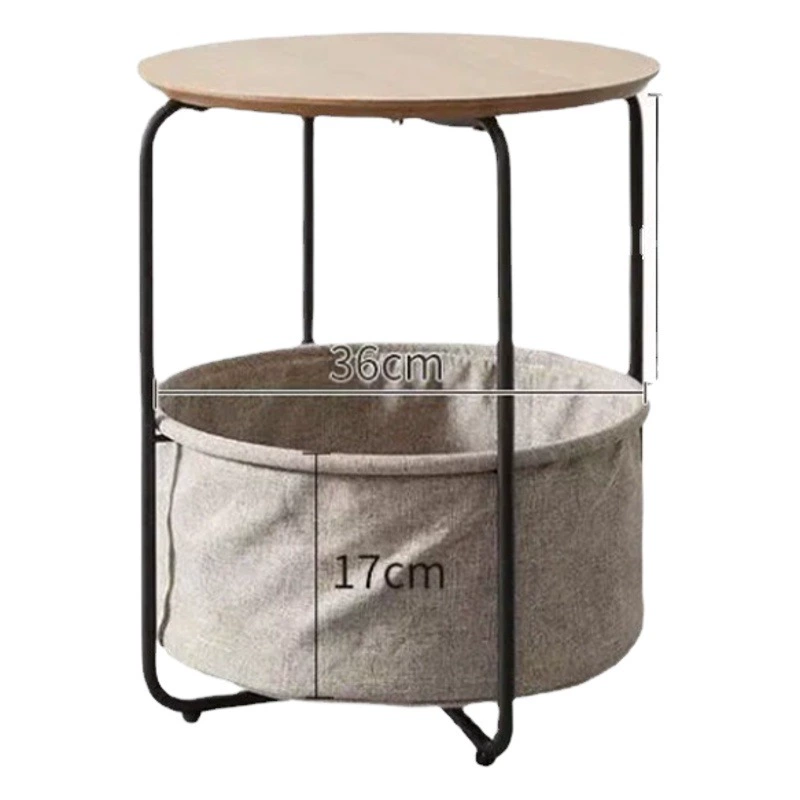 Простая тумбочка Кремовый стиль Диван Напольный боковой шкаф Небольшой шкаф для хранения Тумбочка из цельного дерева