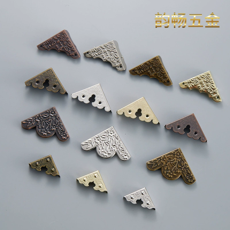 Длина стороны 25 мм Прямоугольный угол с запахом Деревянная коробка Подарочная коробка Четырехсторонний защитный уголок Декоративный угловой код Антикварная упаковка Угловой железный стол Угол