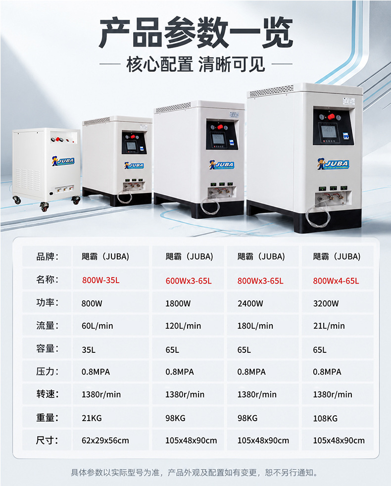 Hurricane box-type oil-free air compressor silent air compressor laboratory dental clinic air pump box-type air compressor