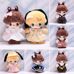 子供服のみ】DIMOO WORLDブラインドボックスぬいぐるみストラップ服子供服デニムバックパンツスカートセット