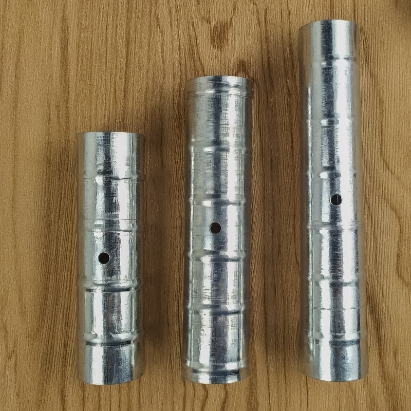 Curtain Accessories Roman Rod Connector Hollow Rod Splice Rod Galvanized Corrosion-Resistant Curtain Rod Connector Connecting Rod