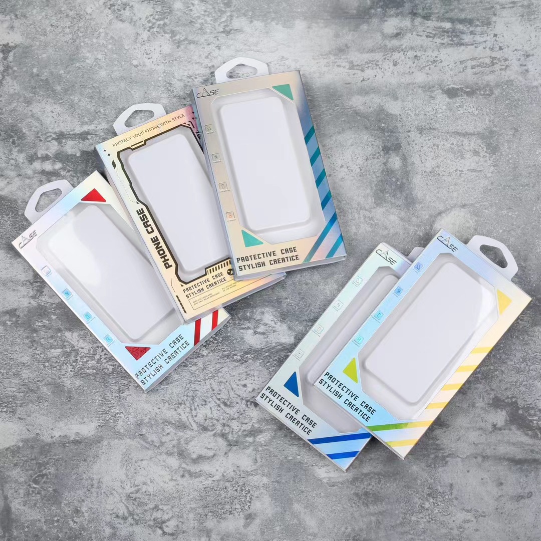 适用iphone15手机壳包装抽拉纸盒16pro6.1太空壳包装6.7寸挂钩盒