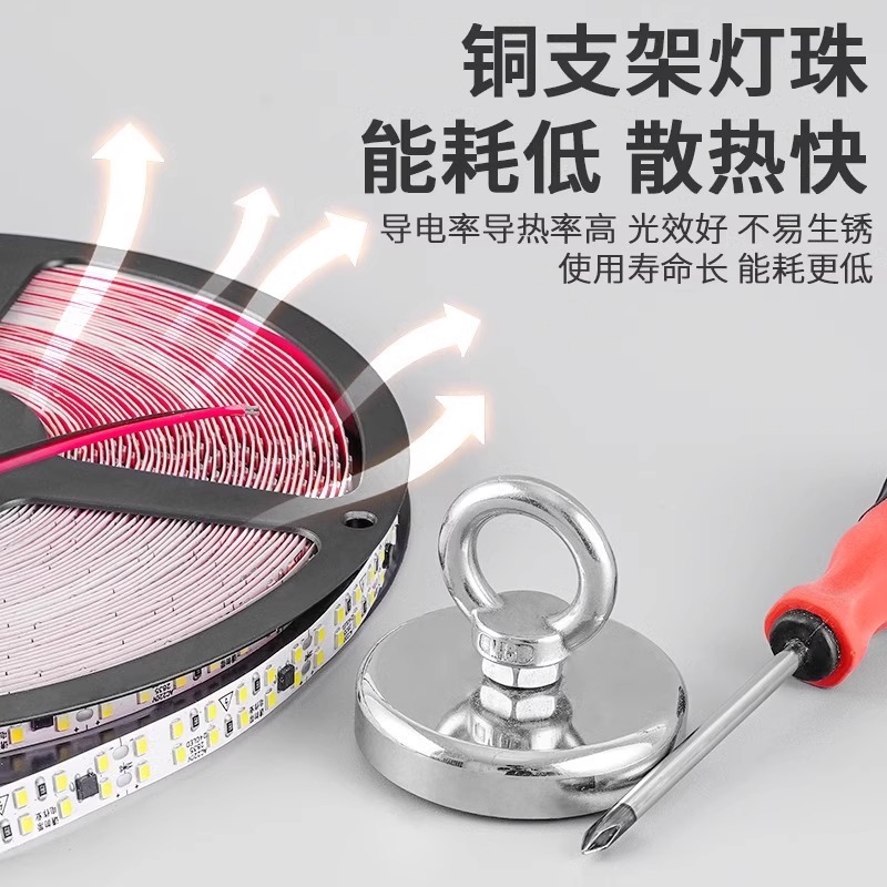 LEDライトストリップ 220V 自己粘着式 家庭用ラインライト 超高輝度 ライトトラック 高電圧COB 防水ラインライト ライン型ライトストリップ|undefined