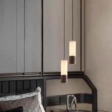 新中式壁灯现代中国风别墅客厅背景墙过道全铜云石壁灯卧室床头灯