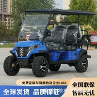 Электромобиль для экскурсий на 4-6 мест, трансферный автобус для гостиничного курорта, конвертируемый внедорожный электромобиль для гольфа