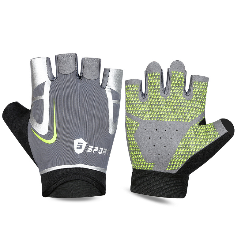 健身手套男女啞鈴器械訓練防滑透氣薄款防護運動騎行半指防曬手套