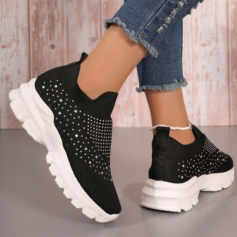 Women's Sports Solid Color Round Toe Sports Shoes display picture 22