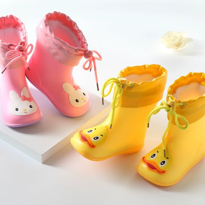 Детские непромокаемые сапоги Нескользящие непромокаемые сапоги для мальчиков и девочек, Детская детская обувь для воды, Водонепроницаемая Детская Женская резиновая обувь