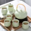 7-piece set of shadow celadon without tray---Limited time available