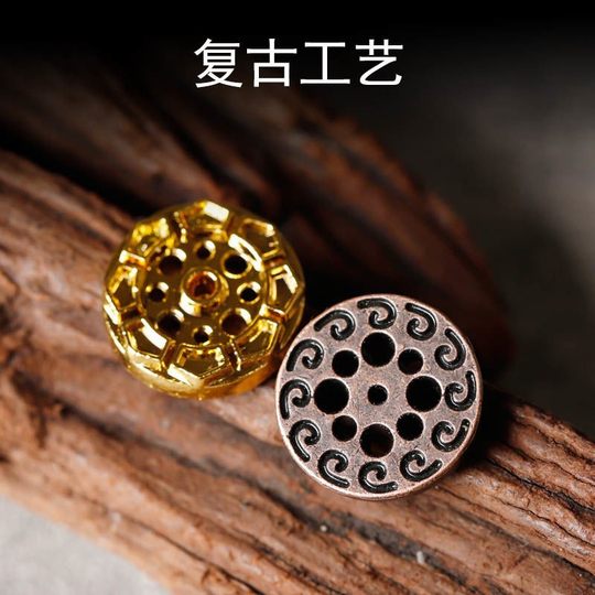 Lotus nine-hole incense holder plate incense holder small gourd incense holder nine-hole thread incense small water drop incense holder sitting bracket incense burner incense holder