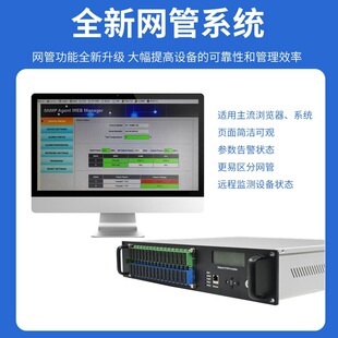 20dB CATV 1550nm EDFA Optical Amplifier 32 Port WDM Black FTTH Durable