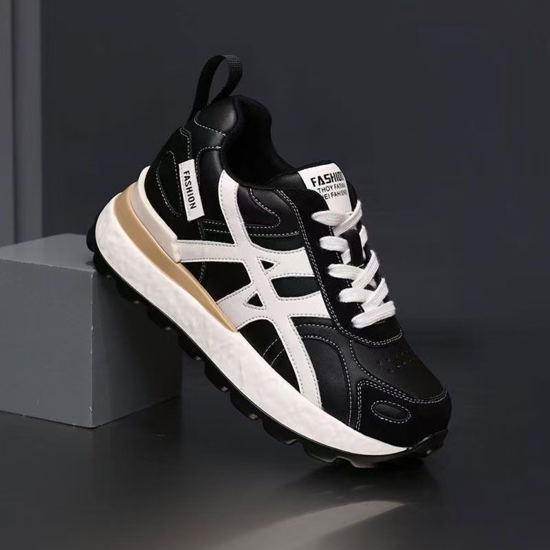 2025 otoño nuevo pequeño papá zapatos casuales Gump zapatos de moda universal red explosión zapatos deportivos de suela gruesa mujer