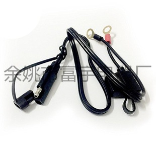 YYY Motorcycle Accessories Cable Battery Car Charging Cable Solar Battery Cable Round Terminal SAE Cable