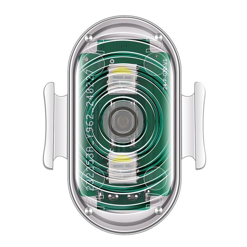 Luz de avión de control remoto inalámbrico motocicleta LED colorido flash luz trasera de bicicleta luz piloto