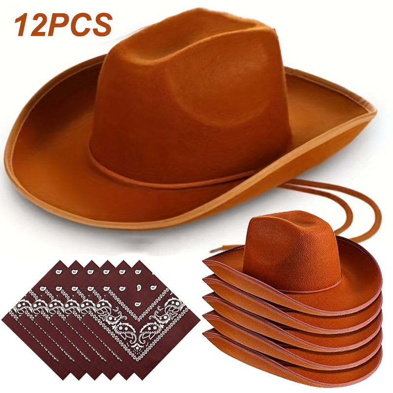 Juego de 12 piezas con borde marrón