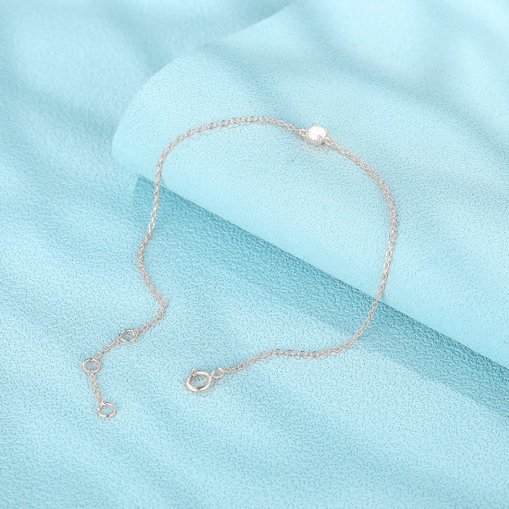 925 Sterling Silver Bracelets Simple Style display picture 3