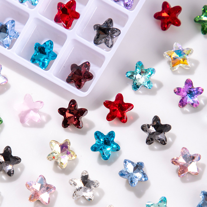Starfish Pointed Base Special-Shaped Diamond Nail Art Jewelry Wholesale Internet Celebrity Hot Super Flash Crystal Stereo Versatile Nail Accessories Diamond Starfish Pointed Base Special-Shaped Diamond Nail Art Jewelry Wholesale Internet Celebrity Hot Super Flash Crystal Stereo Versatile Nail Accessories Diamond