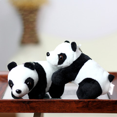 仿真大熊貓公仔毛絨玩具布娃娃熊貓小玩偶掛件批發包包掛飾禮物品