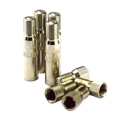 Car Sedan Valve Cap Metal Extension Hat Extension Rod Copper Chrome plated Length 39mm