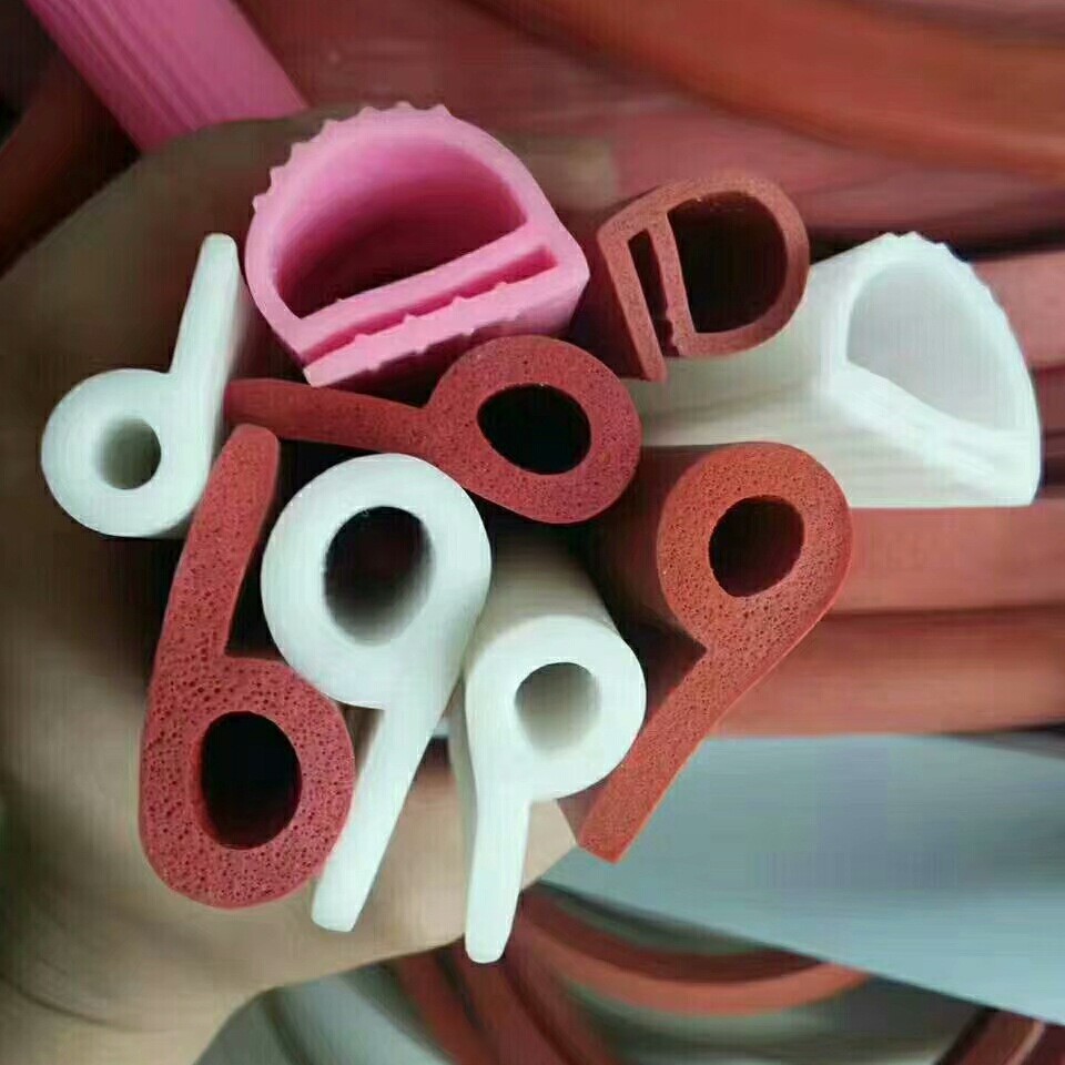 耐高温硅胶9字密封条蒸箱密封条橡胶P型条烤箱9字密封条防撞胶条