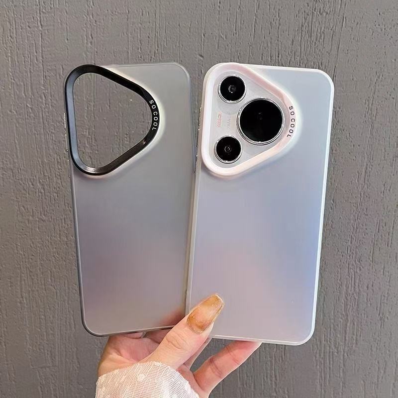 Simple y aplicable Huawei mate60pro funda para teléfono móvil P70 nuevo Honor 100 color sólido nova12/11 yuanes funda de aire