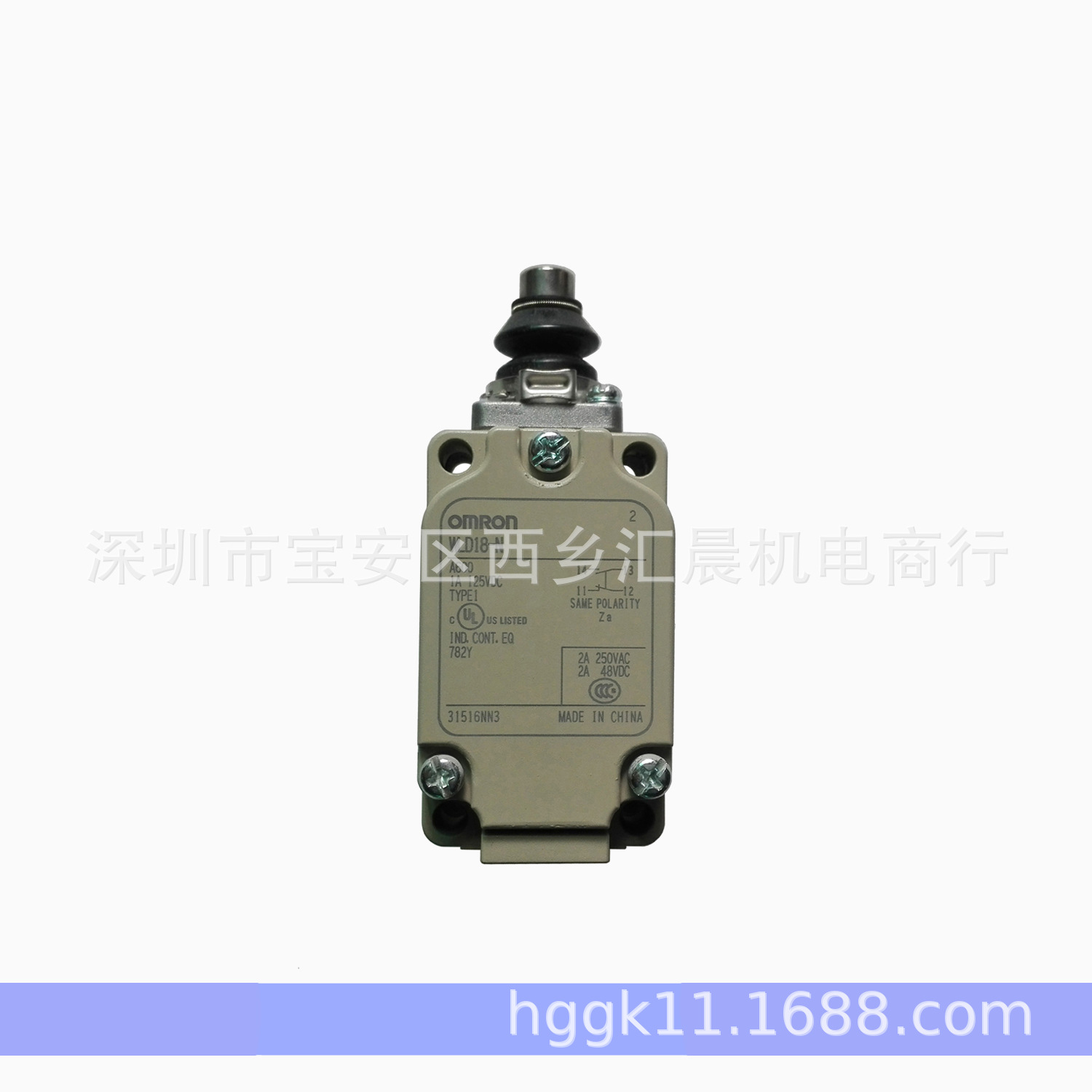 OMRON欧姆龙限位开关行程开关WLD18-N