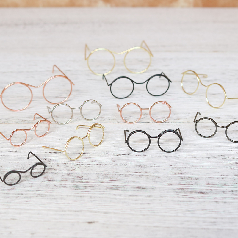 Direct selling US knot pig ob11 confused doll glasses frame | pendant doll glasses | confused clay doll toy Direct selling US knot pig ob11 confused doll glasses frame | pendant doll glasses | confused clay doll toy