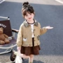 翻领女孩卡通猫秋季夹克