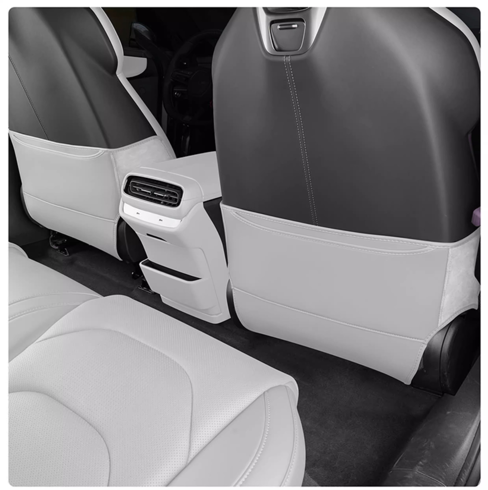 Suitable for Xiaomi Yu7 Front Seat Anti-Kick Pad Leather Seat Anti-Kick Pad Protective Pad Original Interior Accessories
