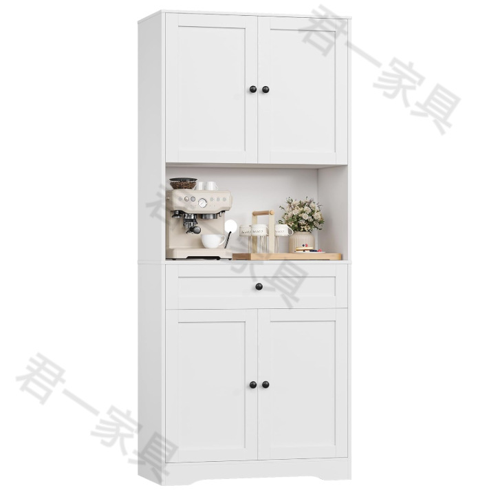 Cross-Border Amazon Hot-Selling Panel Furniture European and American Export Tableware Cabinets Factory Custom Wholesale High Cabinet Sideboards