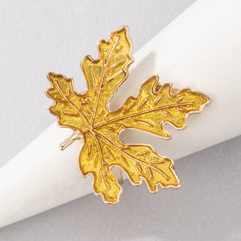 Wholesale Jewelry Simple Leaf Geometric Ring Nihaojewelry display picture 9